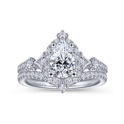 14K White Gold Matching Wedding Band