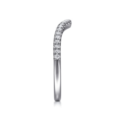 14K White Gold Matching Wedding Band