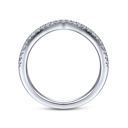 14K White Gold Matching Wedding Band