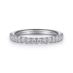 14K White Gold Matching Wedding Band