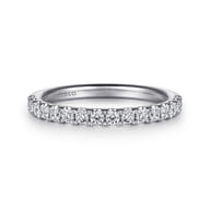 14K White Gold Matching Wedding Band