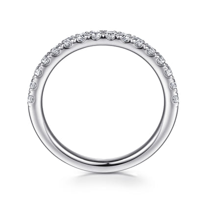 14K White Gold Matching Wedding Band