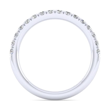 14K White Gold Matching Wedding Band