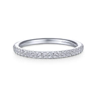 14K White Gold Matching Wedding Band