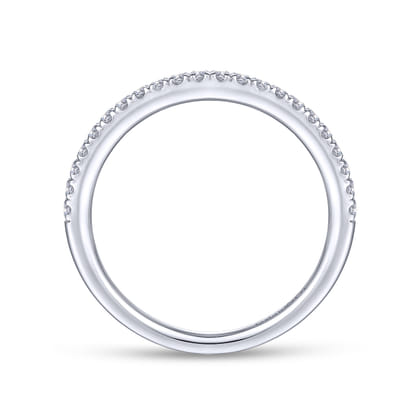 14K White Gold Matching Wedding Band