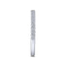 14K White Gold Matching Wedding Band - 0.2 ct