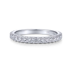14K White Gold Matching Wedding Band