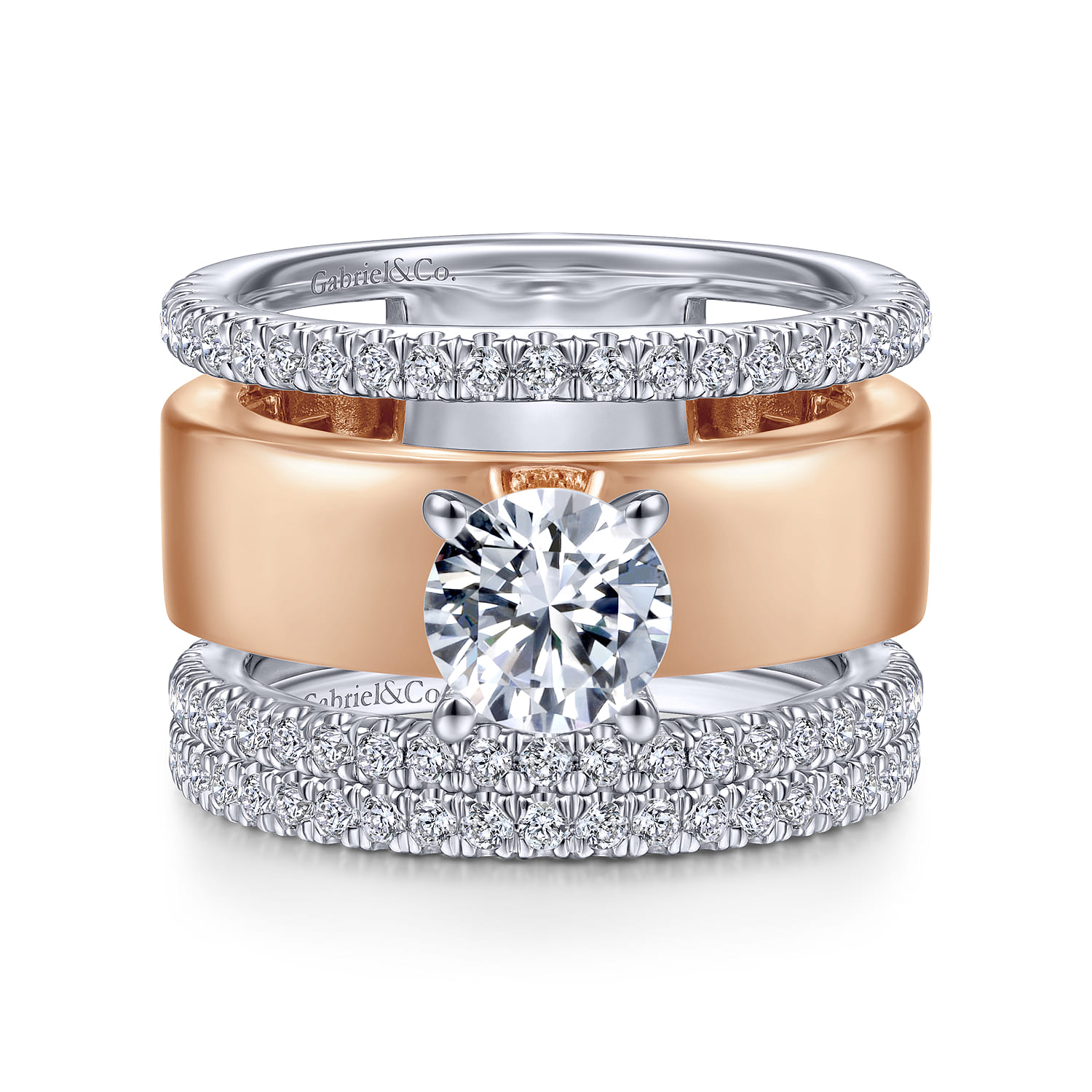 14K White Gold Matching Wedding Band - 0.26 ct - Shot 4