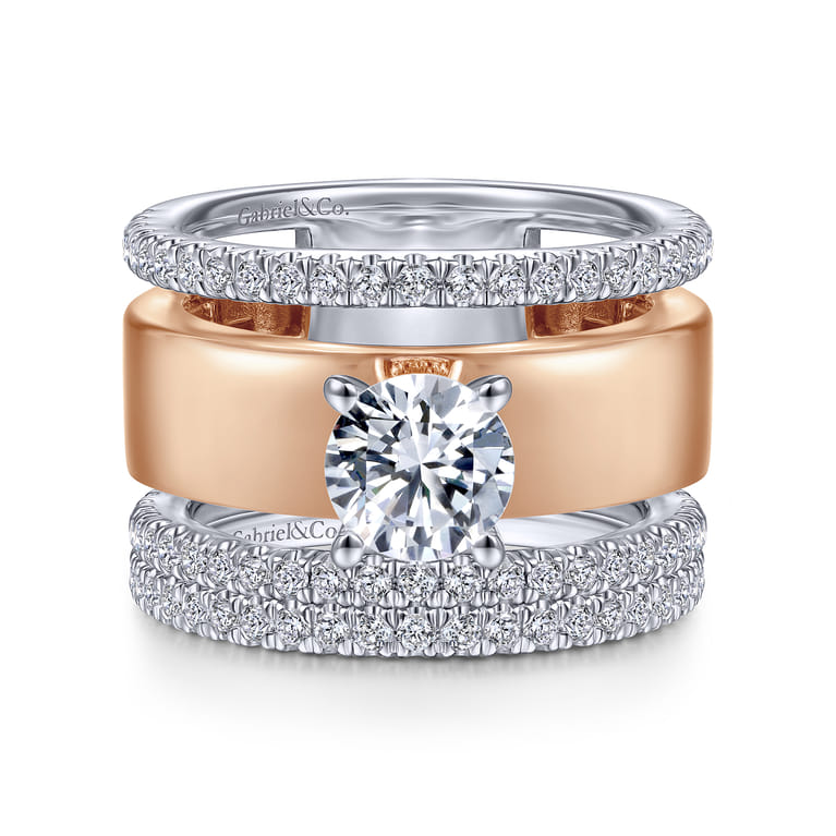 14K White Gold Matching Wedding Band - 0.26 ct - Shot 4