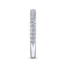 14K White Gold Matching Wedding Band - 0.31 ct