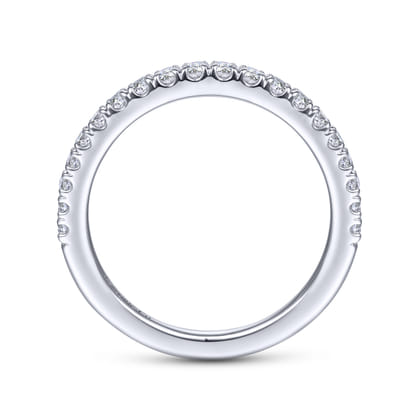 14K White Gold Matching Wedding Band