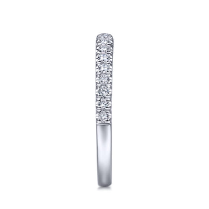 14K White Gold Matching Wedding Band