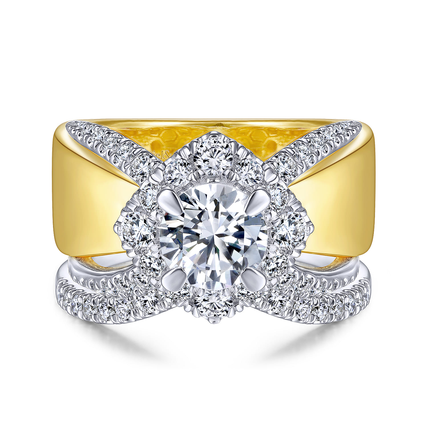 14K White Gold Matching Wedding Band - 0.25 ct - Shot 4