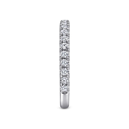 14K White Gold Matching Wedding Band