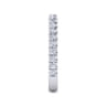 14K White Gold Matching Wedding Band - 0.51 ct