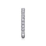 14K White Gold Matching Wedding Band - 0.6 ct
