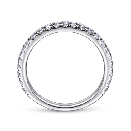 14K White Gold Matching Wedding Band