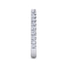 14K White Gold Matching Wedding Band - 0.5 ct