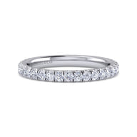 14K White Gold Matching Wedding Band