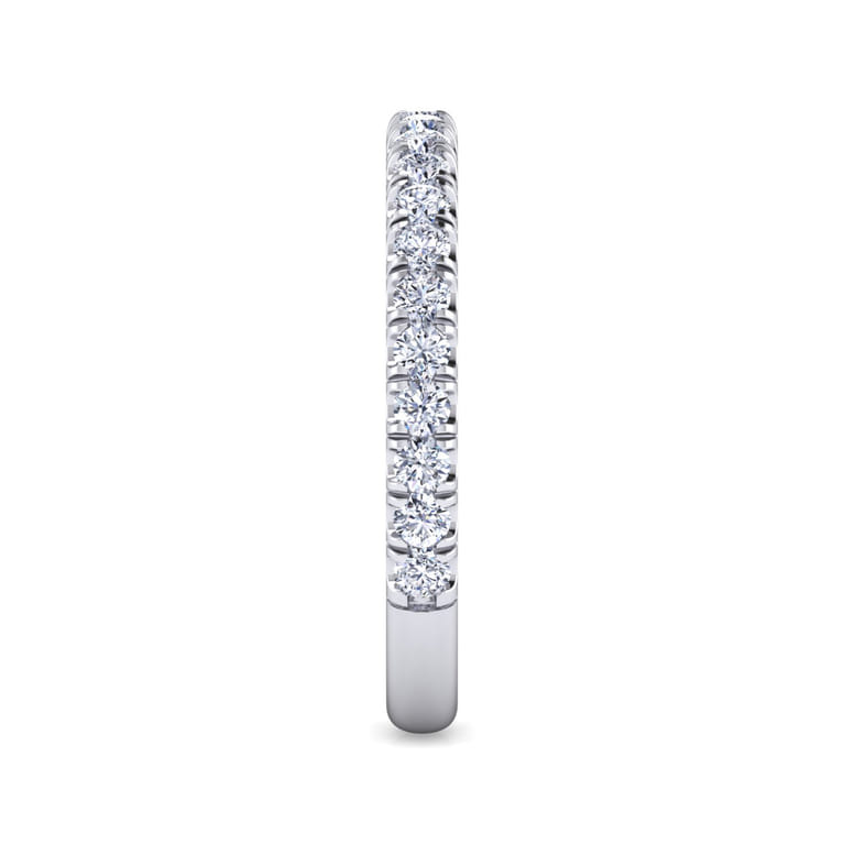 14K White Gold Matching Wedding Band - 0.51 ct - Shot 4