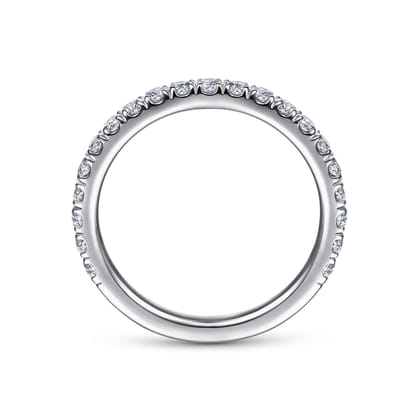 14K White Gold Matching Wedding Band