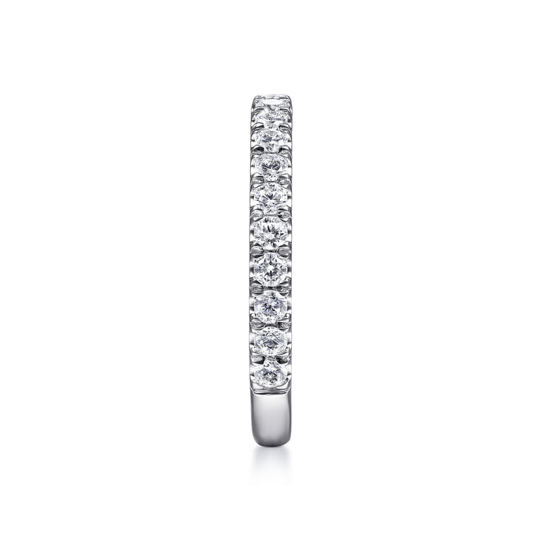 14K White Gold Matching Wedding Band - 0.6 ct - Shot 5