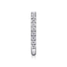 14K White Gold Matching Wedding Band - 0.6 ct