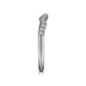 14K White Gold Matching Wedding Band - 0.14 ct