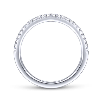 14K White Gold Matching Wedding Band