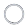 14K White Gold Matching Wedding Band - 0.21 ct