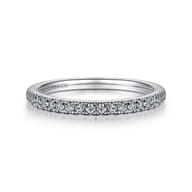 14K White Gold Matching Wedding Band
