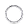 14K White Gold Matching Wedding Band - 0.21 ct