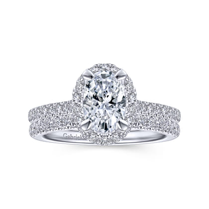 14K White Gold Matching Wedding Band