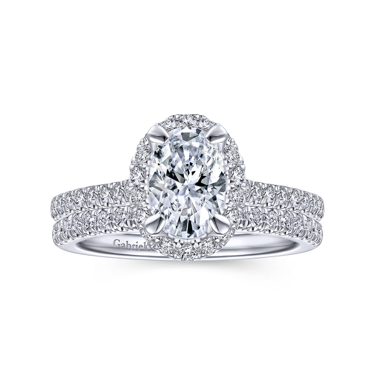 14K White Gold Matching Wedding Band - 0.21 ct - Shot 4