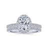 14K White Gold Matching Wedding Band - 0.21 ct