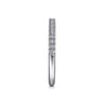 14K White Gold Matching Wedding Band - 0.21 ct