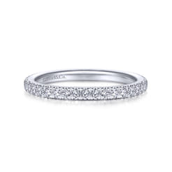 14K White Gold Matching Wedding Band