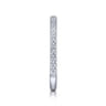 14K White Gold Matching Wedding Band - 0.38 ct