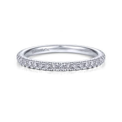 14K White Gold Matching Wedding Band