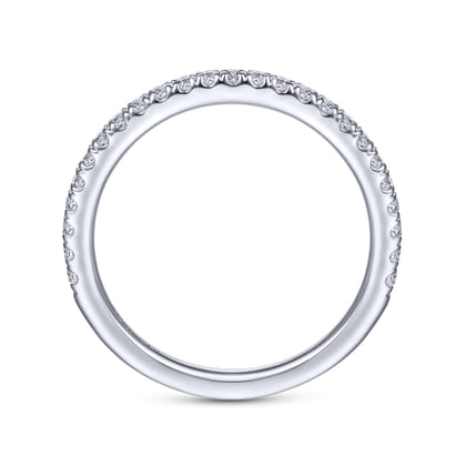14K White Gold Matching Wedding Band