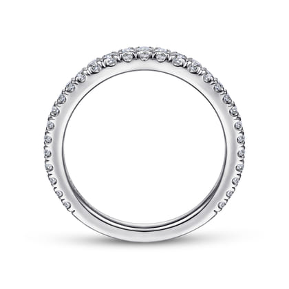 14K White Gold Matching Wedding Band
