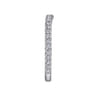 14K White Gold Matching Wedding Band - 0.34 ct