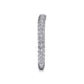14K White Gold Matching Wedding Band - 0.44 ct