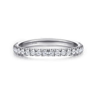 14K White Gold Matching Wedding Band