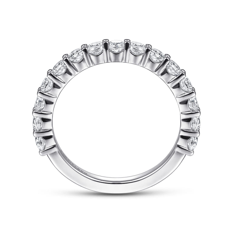 14K White Gold Matching Wedding Band - 1.02 ct - Shot 2