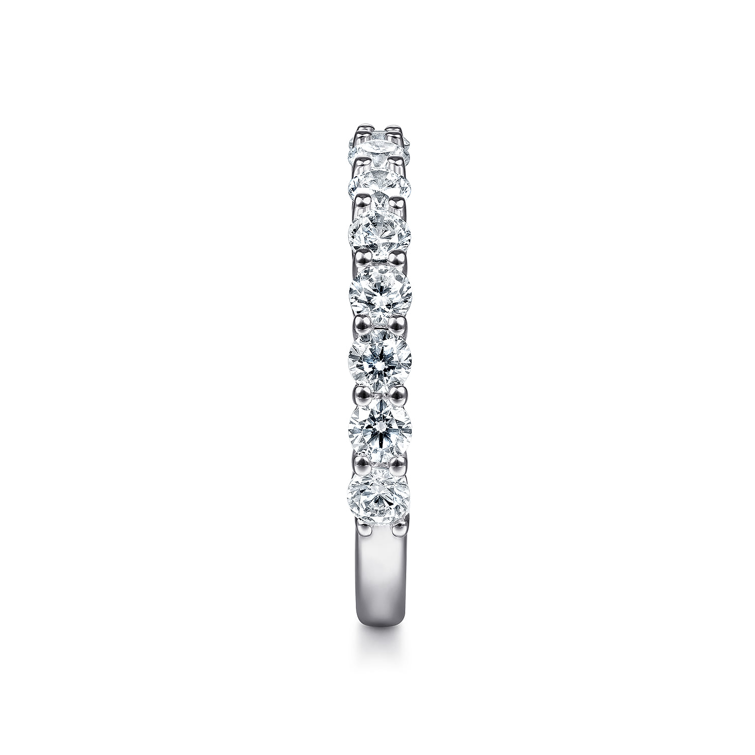 14K White Gold Matching Wedding Band - 1.02 ct - Shot 4