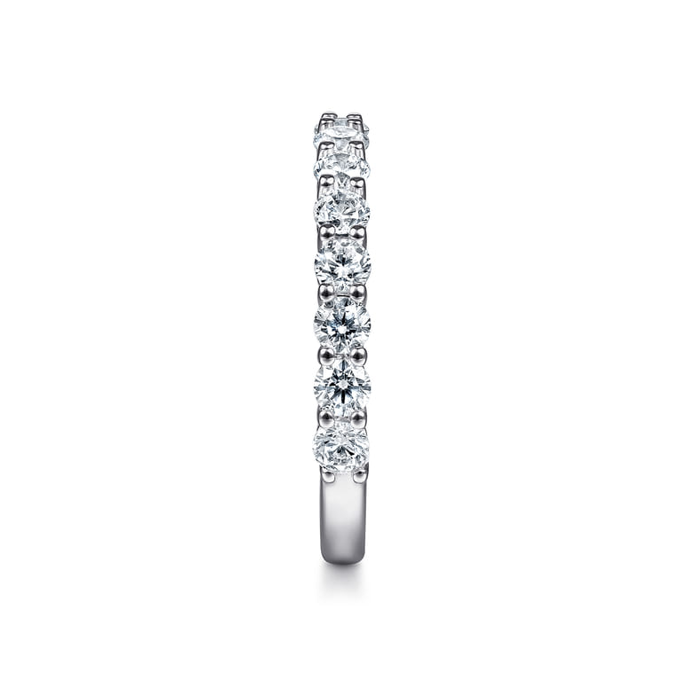 14K White Gold Matching Wedding Band - 1.02 ct - Shot 4