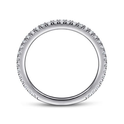 14K White Gold Matching Wedding Band