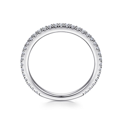 14K White Gold Matching Wedding Band