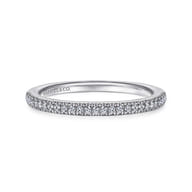 14K White Gold Matching Wedding Band